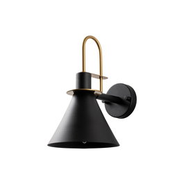 Opviq Arco - 15040 Lámpara de Pared de Metal Negra